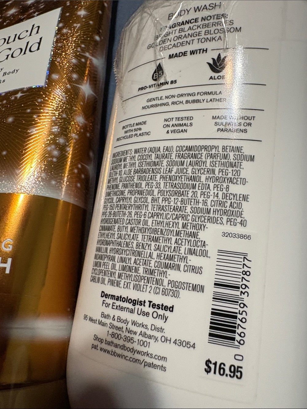 Bath & Body Works Touch of Gold Body Wash Duo - Gold, White - Picture 9 of 9
